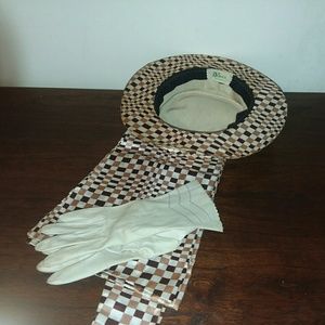 3 piece set hat, scarf, gloves